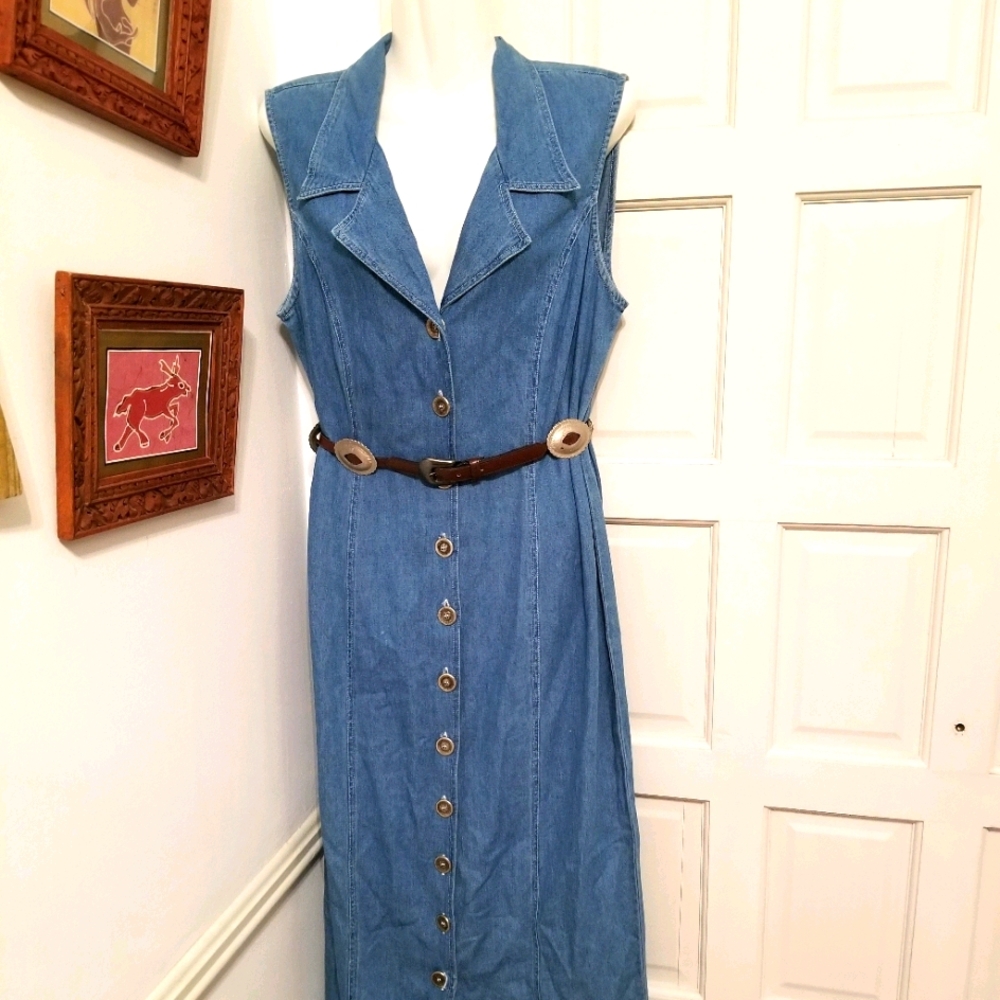Vintage Carol Anderson Denim dress 12